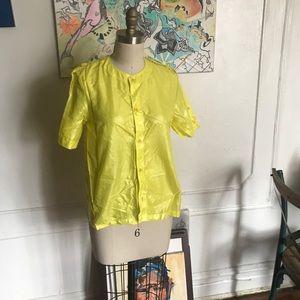 APC Yellow Button Down Shirt